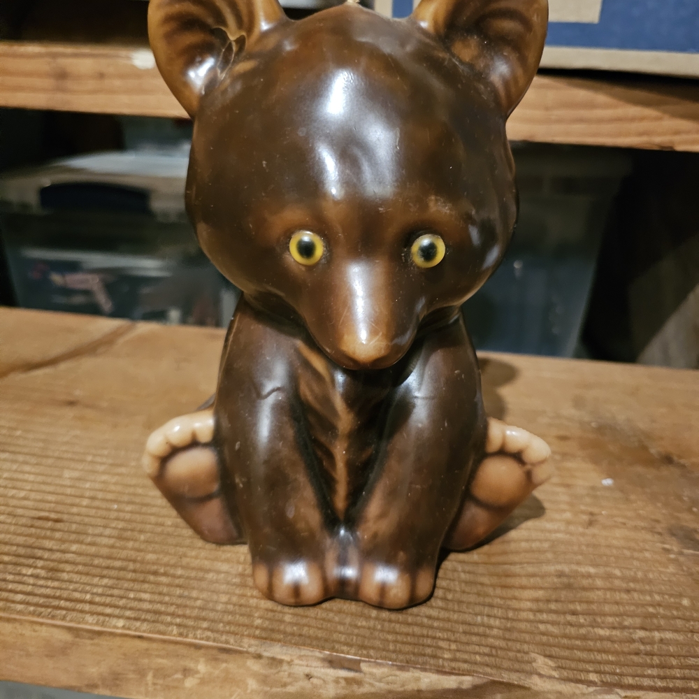Charming Brown Bear Solid Candle (2)